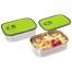  Tedemel Rectangle Stainless Steel Food Container Box 350 ml-(Green) image