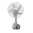  VGRF-1667 Rechargeable Table Fan White -16 Inch-(6 Months Warranty) image