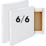  White Premium Canvas (6 x 6 inch) - 3 Pcs image