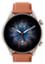 Amazfit GTR 3 Pro Smart Watch With Classic Navigation Crown, B.Phone Call, BioTracker 3.0 and Alexa - Brown Leather image