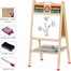 Child's Double-Sided Easel With Magnetic Letters And Numbers. image