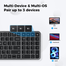 iClever Compact Size Multi-Deivice Bluetooth Keyboard image