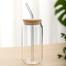 kaqer 510ml Mason Jar with Lid and Straw Wide Mouth Mason Jar Drinking Glasses Tumbler, Glass Sipper Tumbler Mug for Kids and Glass Cup with Lid and Silicon Straw Kids Juice image
