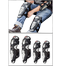Pro Biker V2 Stainless Steel Outdoor Racing Knee And Elbow Guard - 4 Pcs image