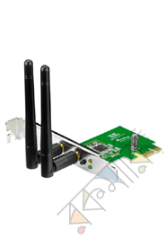 Asus LAN Card PCE-N15, 300Mbps PCI Express Wireless (PCIE Wi-Fi) image